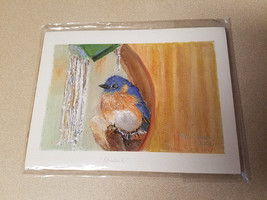 Hand Painted &quot;Blue Bird&quot; Signed By Artist Mary Elliott Williams of SC (NEW) - £19.74 GBP