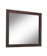 Oberreit 41&quot;x34&quot; Mirror, Walnut Finish - $2,355.01 MXN