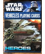 Star Wars Vehicles Heroes Playing Cards - New, Sealed - $13.38 CAD
