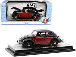 1952 Volkswagen Beetle Deluxe Black Red w Red Interior Limited Edition to 9600 P - £36.65 GBP