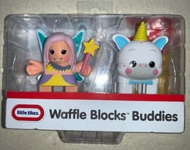 Little Tikes Waffle Blocks Block Buddies - Fairy &amp; Unicorn NEW GIFTABLE - £5.53 GBP