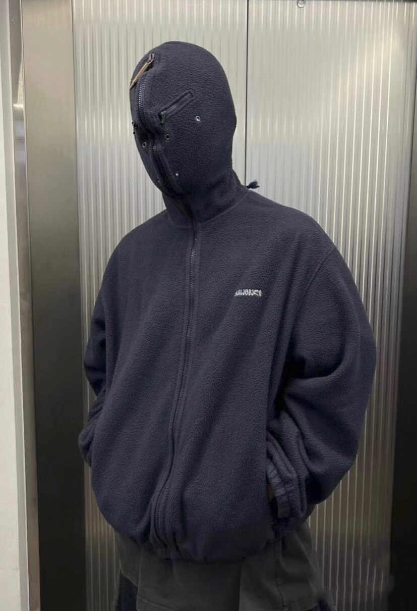 Vetements ss19 gimp bullet fleece mask