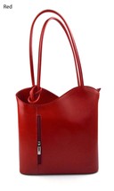 Women handbag red leather bag clutch hobo bag backpack crossbody women bag  - $130.00