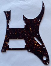 Guitar Parts Guitar Pickguard for Ibanez RG 770 HH DX Style,4 Ply Brown Tortoise - $9.49