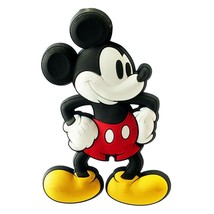 Mickey Mouse Soft Touch Magnet Black - £8.61 GBP