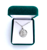 NEW Saint MIGUEL Medal Necklace Pendant Creed Collection Gift Boxed Cath... - $19.99