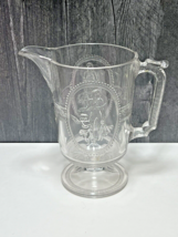 Large EAPG Venus And Cupid  9&quot; Tall Water Pitcher Antique Glass￼ 1880s - $43.56