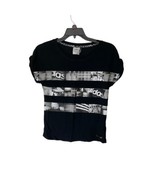 Adidas Black Short Sleeve Nature Scenery Film Strip Medium Picture T-shi... - $22.54 CAD