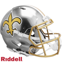 New Orleans Saints Helmet Riddell Authentic Full Size Speed Style FLASH Alternat - $520.11 CAD
