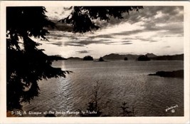 Alaska Glimpse of the Inside Passage by Schallerer Photo Postcard Y8 - $13.95