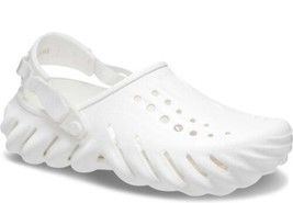 Crocs White Echo Clog Shoes Slide On Sandals Summer Men’s Size 12 NEW - £46.32 GBP