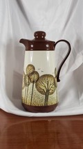 Vintage Phoenix Insulated Coffee Thermos Pitcher Retro Brown Trees And B... - $19.78
