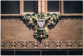 Postcard Art Terra Cotta Ornament Van Allen Building Clinton Iowa ~ 5 x 7 - £2.78 GBP