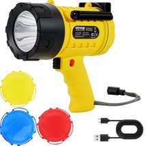 USB Super Bright Rechargeable Spotlight Flashlight 1000,000LM Searchlight - €76,75 EUR