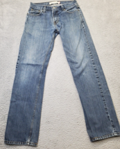 Levi&#39;s 514 Jeans Men&#39;s Size 30 Blue Denim Stretch Slim Fit Straight Leg Outdoor - $23.05