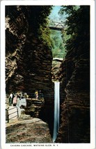 Cavern Cascade Watkins Glen New York Postcard - £4.11 GBP