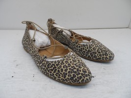 Lucky Brand Women&#39;s Lk-Aviee pointed Flat Sesame Persian Leopard Shoe 5M - £17.22 GBP