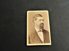 1880’s- Man Beard - Carte de Visite Sepia Photo by E. L. Brand &amp; Co., Chicago. - $8.28