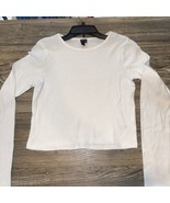 Art Class White Crop Top Long Sleeve Shirt Girls XXL 18. NWT. 3 - €8,53 EUR