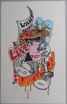 Crash, J. Matos "Wanted" Serigraph 1989 Edition of Only 99 Unframed ! - $385.11