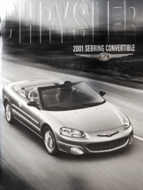 2001 Chrysler Sebring Convertible Brochure Catalog Us 01 Lx L Xi Limited - £6.27 GBP