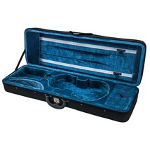 SKY 4/4 Full Size Violin Oblong Case Lightweight with Hygrometer Black/B... - £55.63 GBP