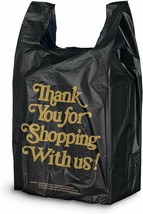T-Shirt Thank You Plastic Grocery Store Shopping Carry Out Bag 700ct 12x6x22 - £73.73 GBP