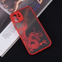Case For Iphone 13 Pro 6.1 Inch, Clear Fashion Animal Sculpture Dragon Cartoon P - £13.17 GBP