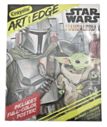 Star Wars Mandalorian Crayola Art with Edge 28 Coloring Pages Poster New... - £6.26 GBP