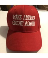 Trump President Make America Great Again MAGA Baseball Cap Hat RED Strap... - $51.11 CAD