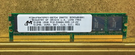 Micron 512MB REG ECC DDR2 667MHz Mini-DIMM PC2-5300N CL5 - MT9HVF6472PKY... - £26.65 GBP