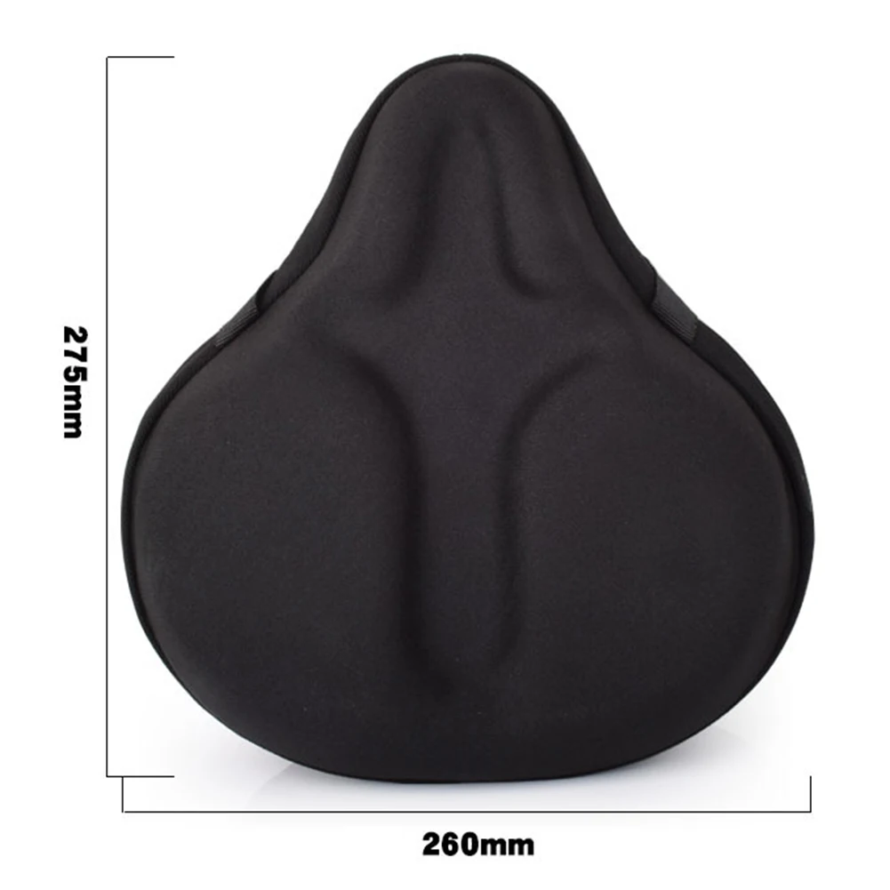 2 Pcs Bicycle Seat Breathable Electric Bike Saddle Soft Thicken Gel Pad Cushion  - £98.05 GBP