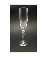 Vtg Waterford Crystal Carleton Rim Gold Champagne Flute 9 3/8&quot; - $49.99