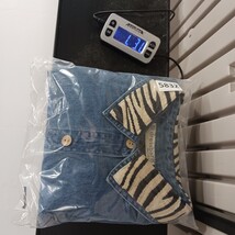 Dressbarn RN#81492 Women's 18/20 Blue Embroidery Tiger Cotton Blend Denim Jacket image 11