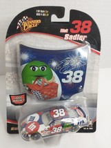 2005 #38 Elliott Sadler GREEN M&amp;M&#39;s Die Cast 1:64 Hood Magnet Winner&#39;s C... - £7.15 GBP