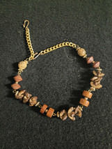 Women Wood Bead Bracelet or Necklace 16&quot; Pretty Decorative - £13.46 GBP