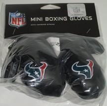 NFL Houston Texans 4 Inch Mini Boxing Gloves for Mirror by Fremont Die - £9.55 GBP