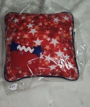 Childs Tooth Fairy Works 7x7 Red White Star Keepsake Pocket Pillow New - £7.81 GBP