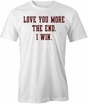 I LOVE YOU MORE Tee Short-Sleeved Cotton VALENTINES DAY COUPLES CLOTHING... - $17.99+