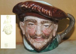 Royal Doulton Mug 3.25" Sir Francis Drake A 5 mark c1945? Toby Character Warrant - $22.49