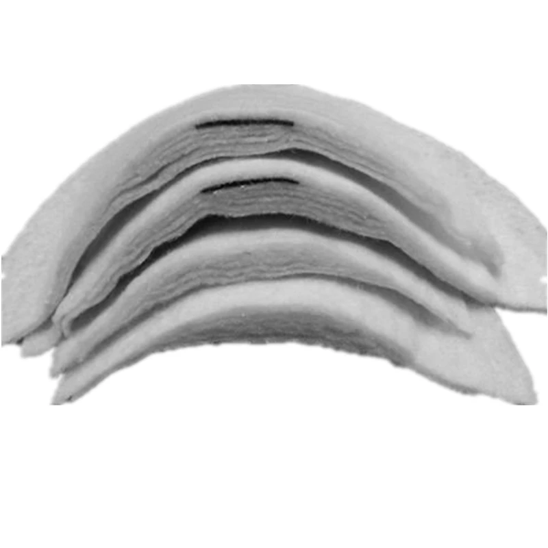 10 Pairs Sponge Shoulder Pads White Soft Padded Encryption Foam Garment Accessor - £86.89 GBP