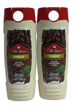 2X Old Spice Men&#39;s Body Wash Timber With Mint 16 Oz. Each - £22.26 GBP