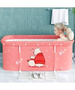 Vieunsok Portable Bathtub Kit, Foldable Soaking Bathing Tub For Adults, ... - £53.55 GBP