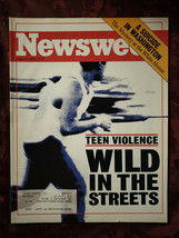 NEWSWEEK August 2 1993 Teen Violence Vincent Foster Suicide - £6.75 GBP