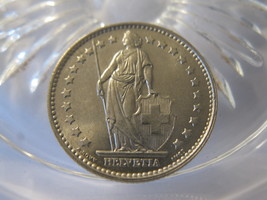 (FC-376) 1969 Switzerland: 1 Franc - 85% Double Rim Error - $10.00