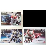 Bandai FW GUNDAM CONVERGE Lot of 3 Figures Box EX03 EX04 Blue Red Zeta Plus - $4,459.54 MXN