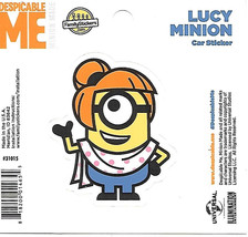 Despicable Me Lucy Minion Figure Peel Off Car Sticker Decal NEW UNUSED - £2.36 GBP