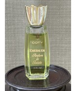 Vintage Coty Emeraude Eau de Toilette .5oz ~95% Splash - $33.33 CAD