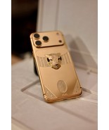 CUSTOM 24k Gold Apple iPhone 17 Pro Max PANTHER Design Diamond Incrustat... - $87,432.77 MXN
