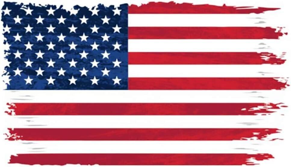 American Flag (Distressed Decal - $8.99